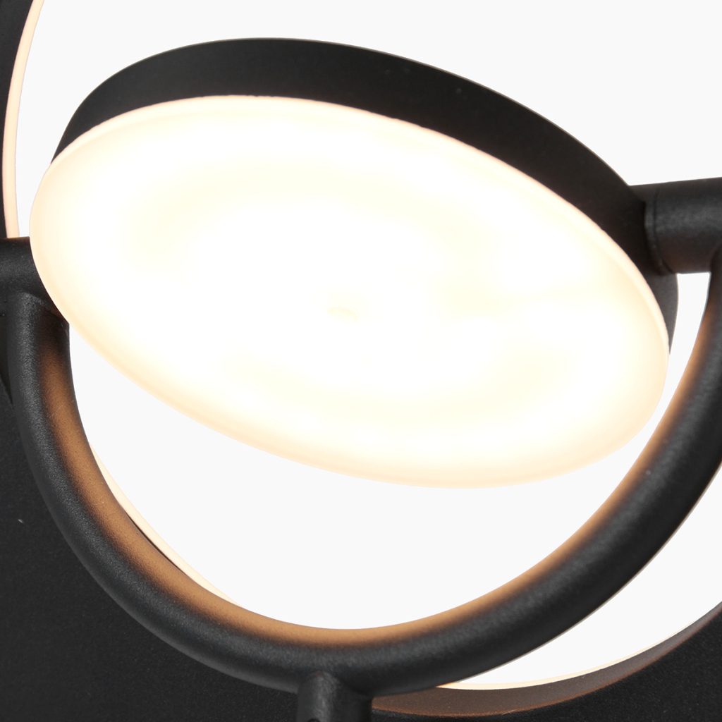 Zwarte vloerlamp met verstelbare leeslamp Steinhauer Soleil - Afbeelding 13