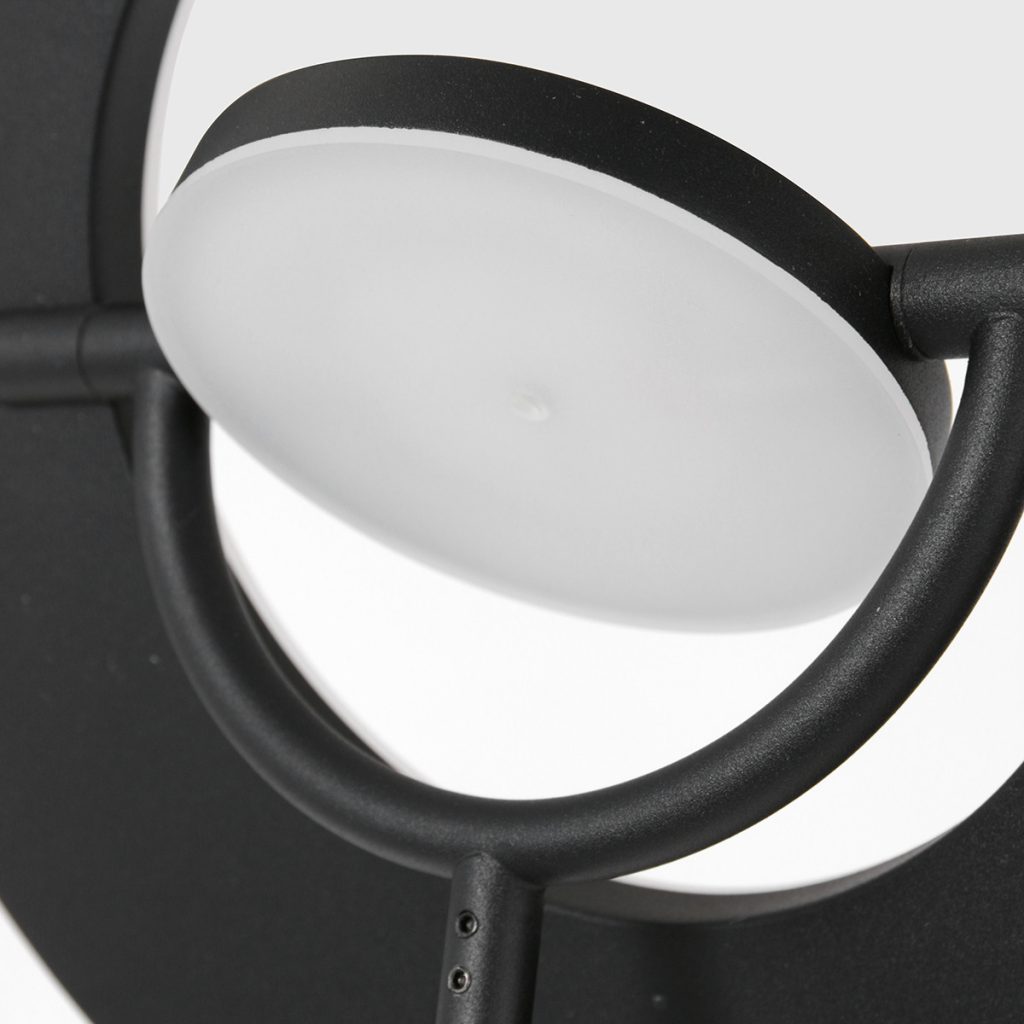 Zwarte vloerlamp met verstelbare leeslamp Steinhauer Soleil - Afbeelding 14