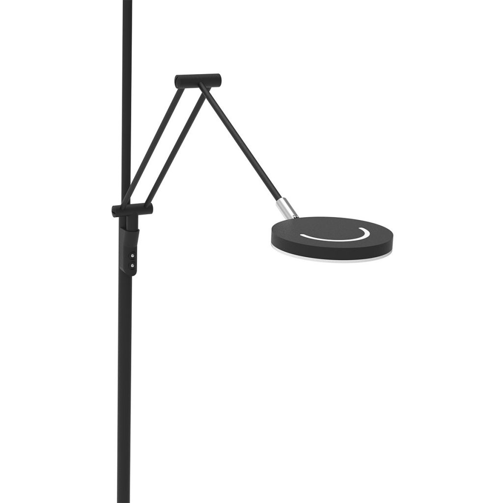 Zwarte vloerlamp met verstelbare leeslamp Steinhauer Soleil - Afbeelding 23