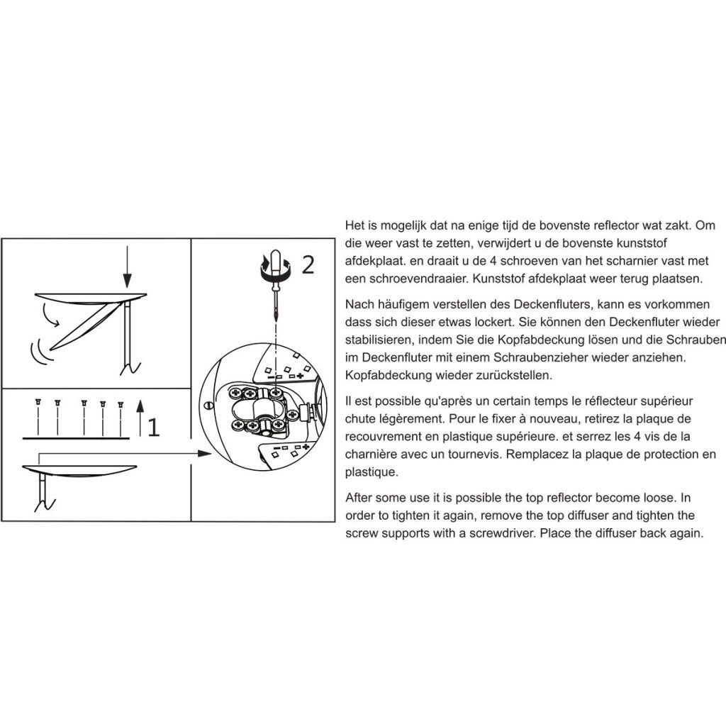 Klassieke bronzen metalen kunststof vloerlamp Steinhauer Zenith led - Afbeelding 20