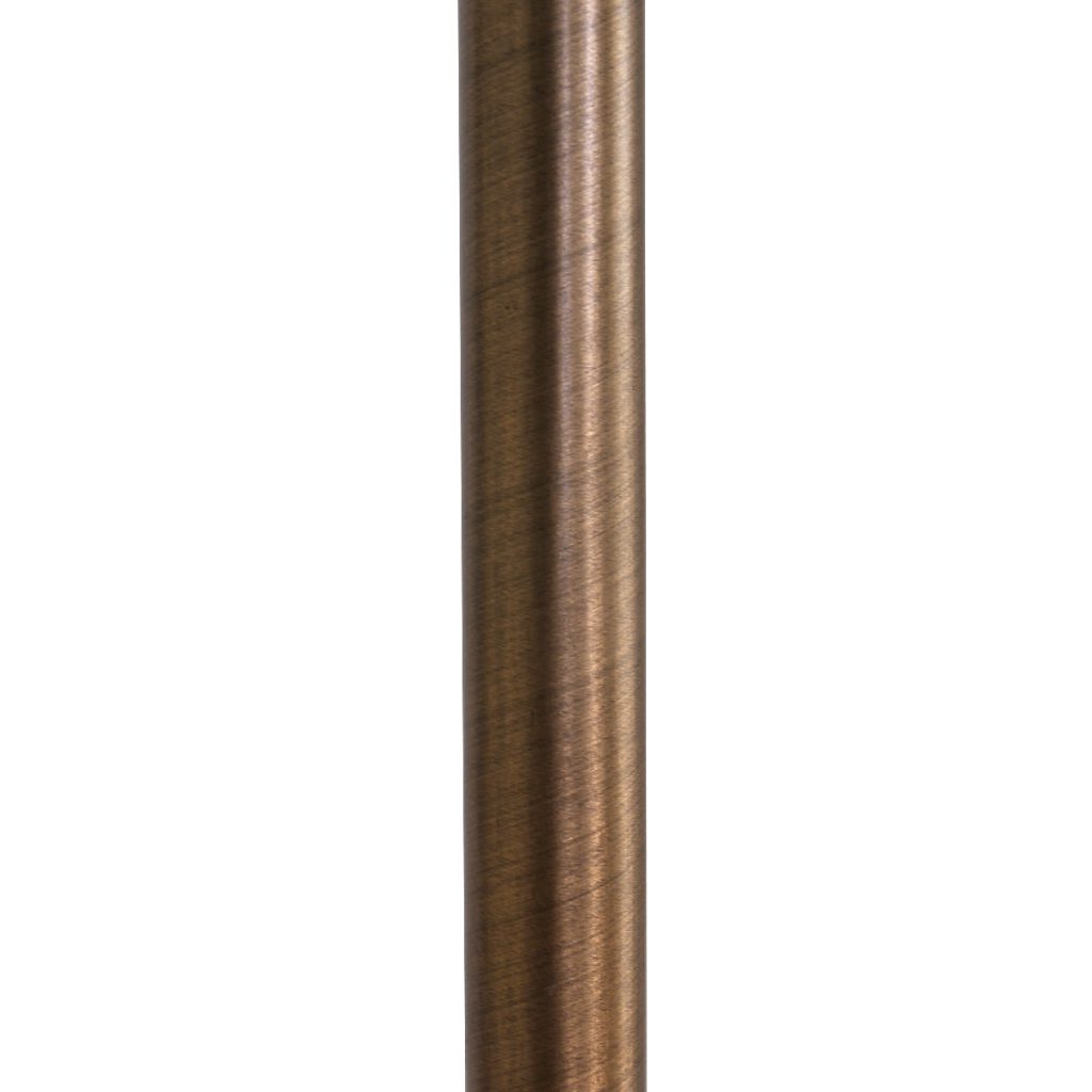 Klassieke bronzen metalen kunststof vloerlamp Steinhauer Zenith led - Afbeelding 7