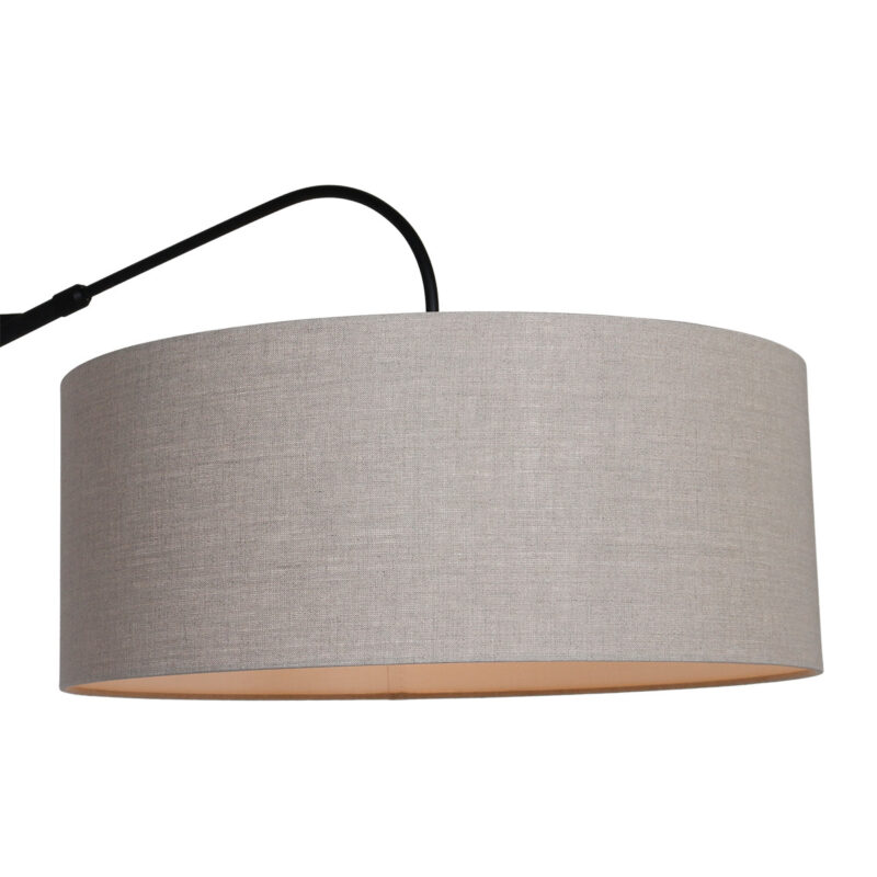 Wandlamp met lange arm beige kap Steinhauer Elegant classy - Afbeelding 3
