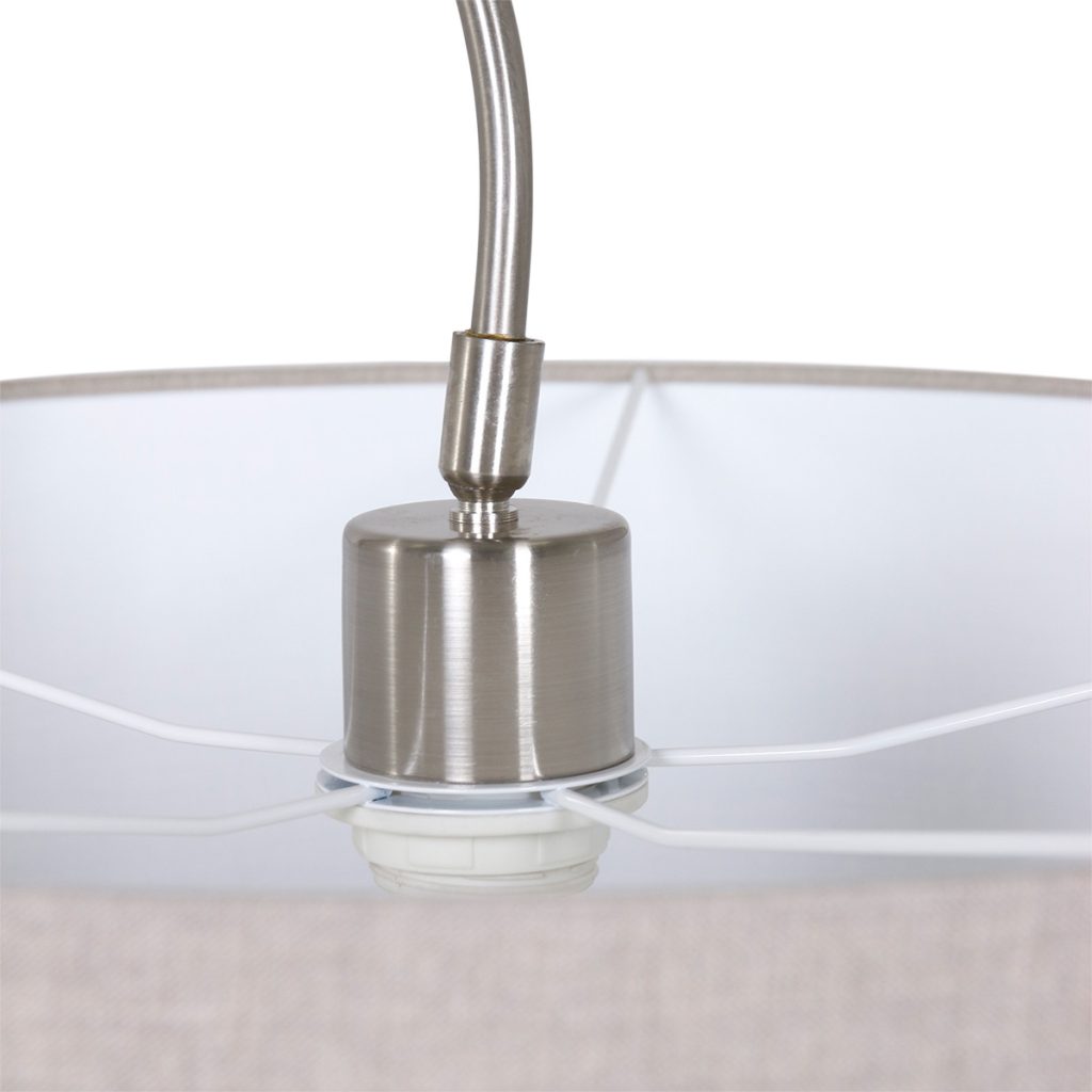 Wandlamp met lange arm beige kap Steinhauer Elegant classy - Afbeelding 3
