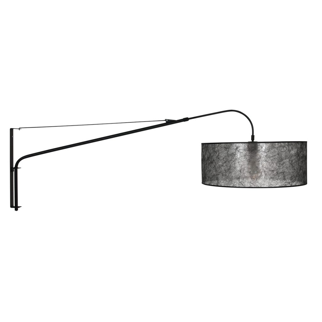 wandlamp-met-lange-arm-zwarte-kap-steinhauer-elegant-classy-9320zw