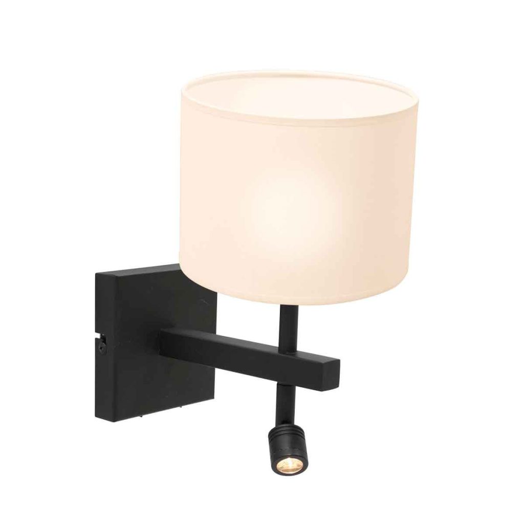 wandlamp-met-leeslampje-en-witte-kap-steinhauer-stang-8202zw