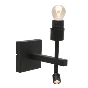 wandlamp-met-leeslampje-zonder-kap-steinhauer-stang-2995zw-1