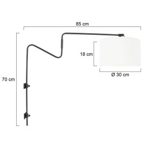 annelighting-wandlamp-linstrom-zwart-linnenmetaal-schemerlamp-e27-3719zw-1