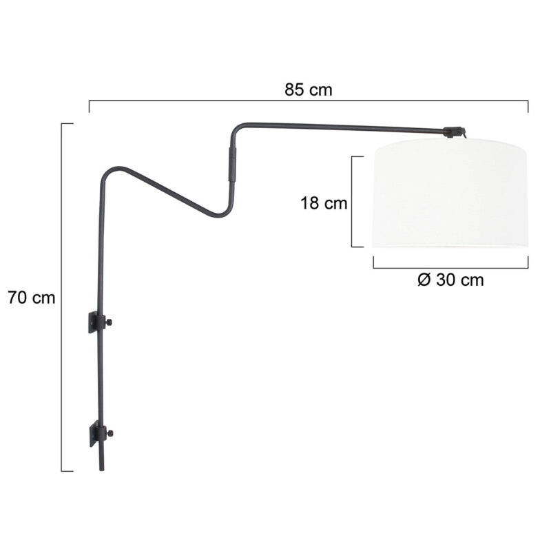 annelighting-wandlamp-linstrom-zwart-linnenmetaal-schemerlamp-e27-3719zw-1