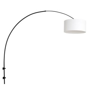 wandlamp-met-linnen-kap-steinhauer-sparkled-light-8138zw