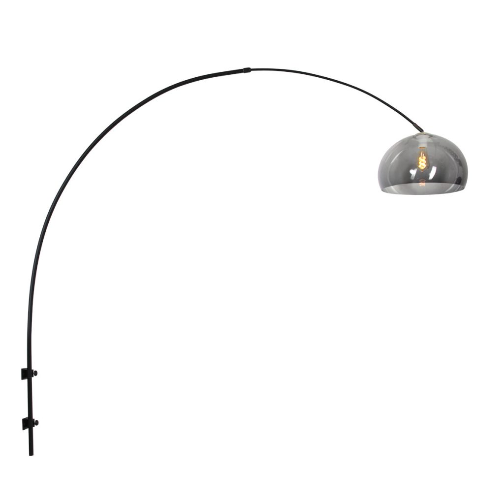 wandlamp-met-rookglazen-bol-steinhauer-sparkled-light-8196zw-1
