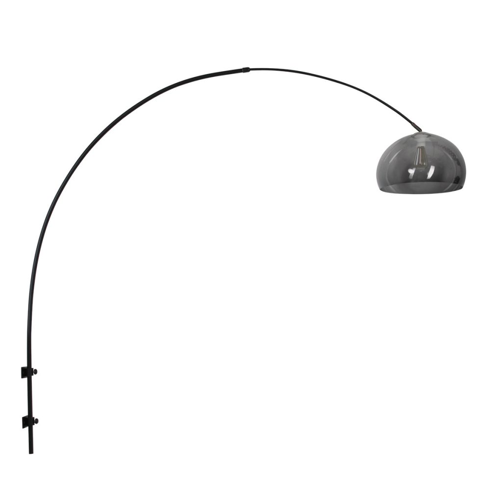 wandlamp-met-rookglazen-bol-steinhauer-sparkled-light-8196zw