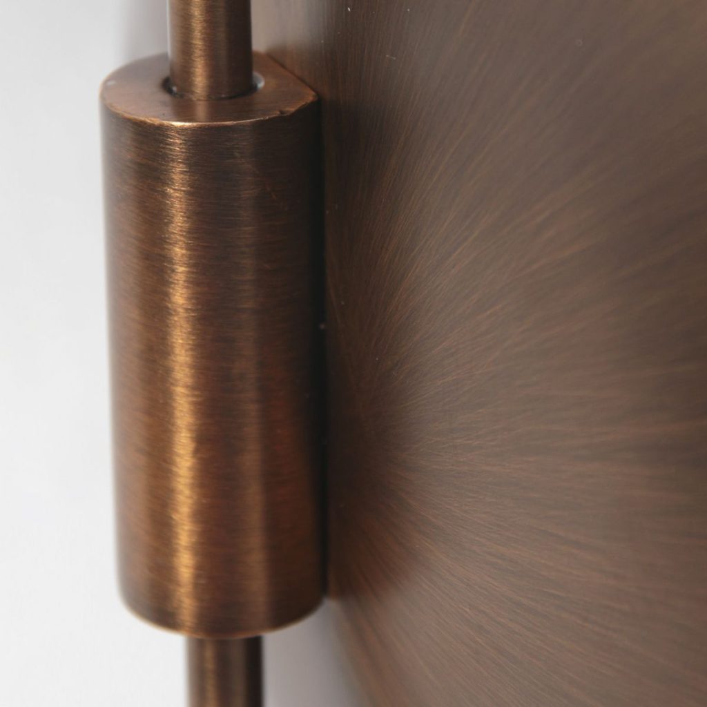 Klassieke bronzen metalen wandlamp glas Steinhauer Sovereign classic - Afbeelding 12