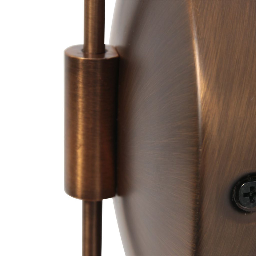 Klassieke bronzen metalen wandlamp glas Steinhauer Sovereign classic - Afbeelding 10