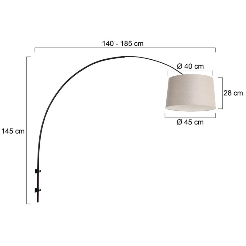 Wandlamp met uitschuifbare arm Steinhauer Sparkled light - Afbeelding 6