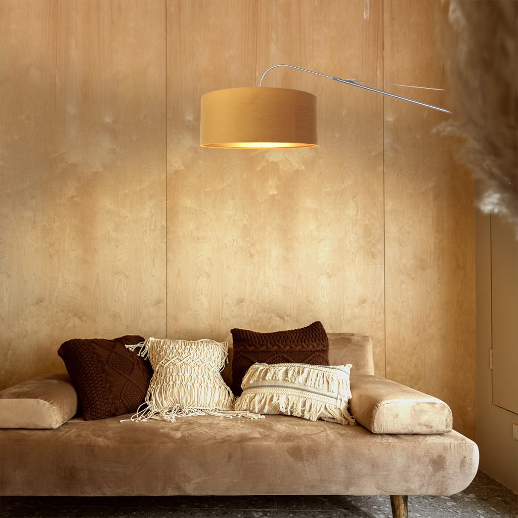 Wandlamp met velours kap Steinhauer Elegant classy - Afbeelding 3