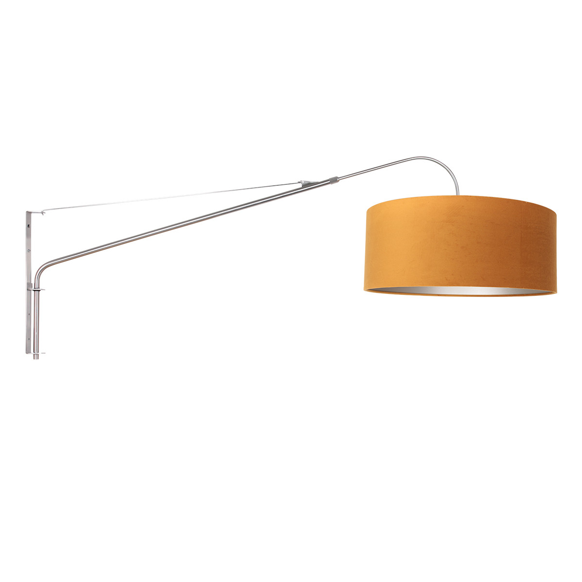 wandlamp-met-velours-kap-steinhauer-elegant-classy-8132st
