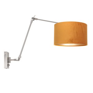 wandlamp-met-velours-kap-steinhauer-prestige-chic-8111st-1