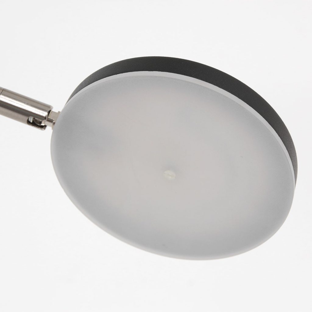 Flexibele zwarte wandlamp glasplaat Steinhauer Soleil - Afbeelding 12