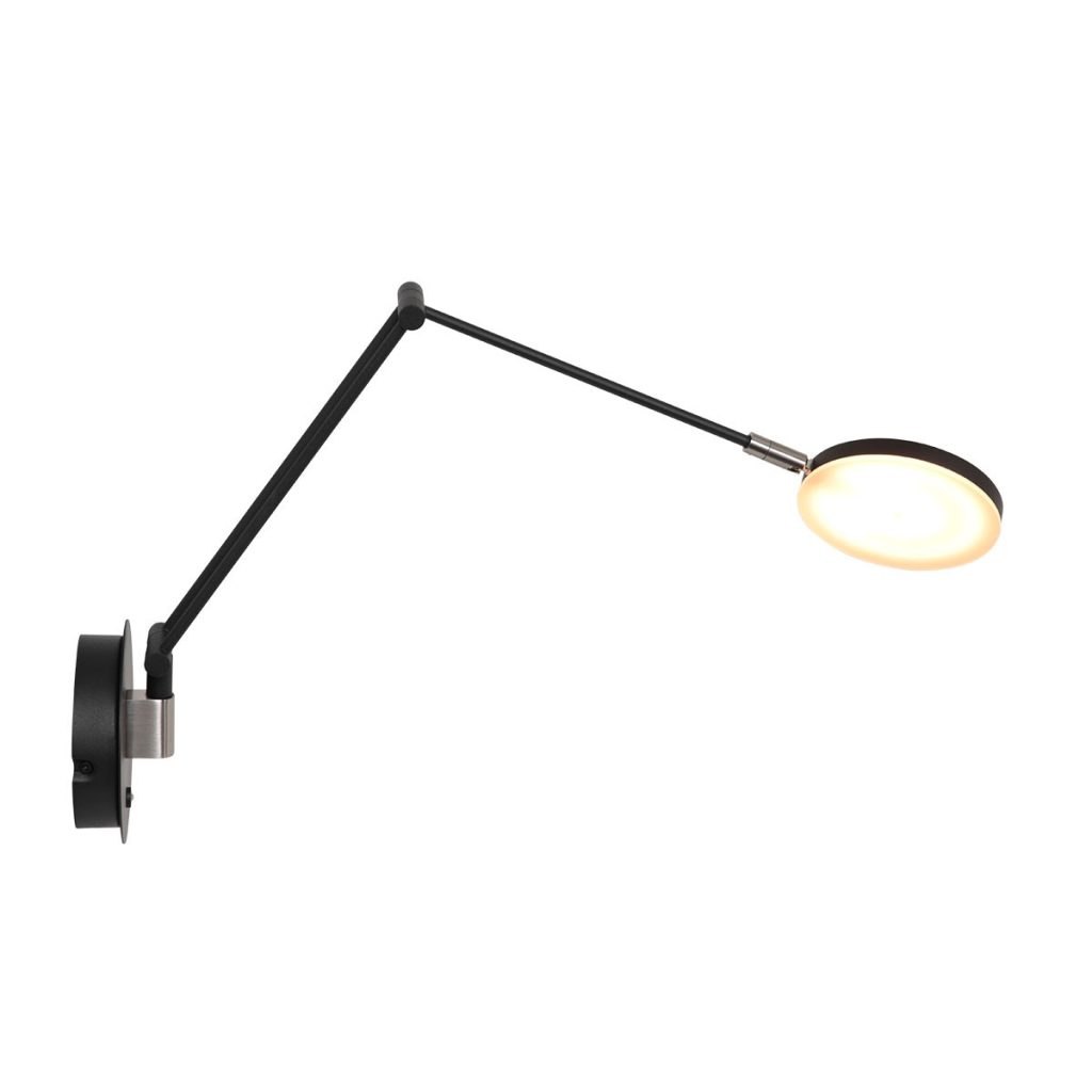Flexibele zwarte wandlamp glasplaat Steinhauer Soleil - Afbeelding 19