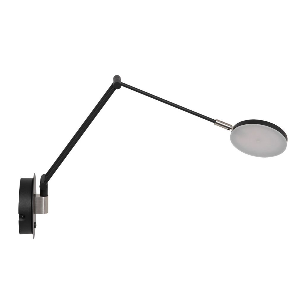 Flexibele zwarte wandlamp glasplaat Steinhauer Soleil - Afbeelding 20