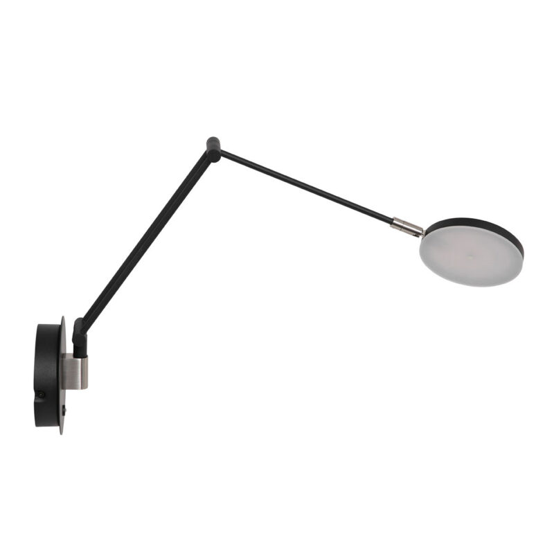 steinhauer-wandlamp-soleil-zwart-glasmetaal-bedlampje-led-3259zw--19