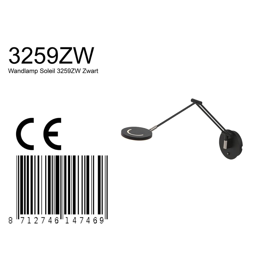 wandlamp-soleil-3259zw-zwart-met-verstelbare-arm-steinhauer-soleil-3259zw-6