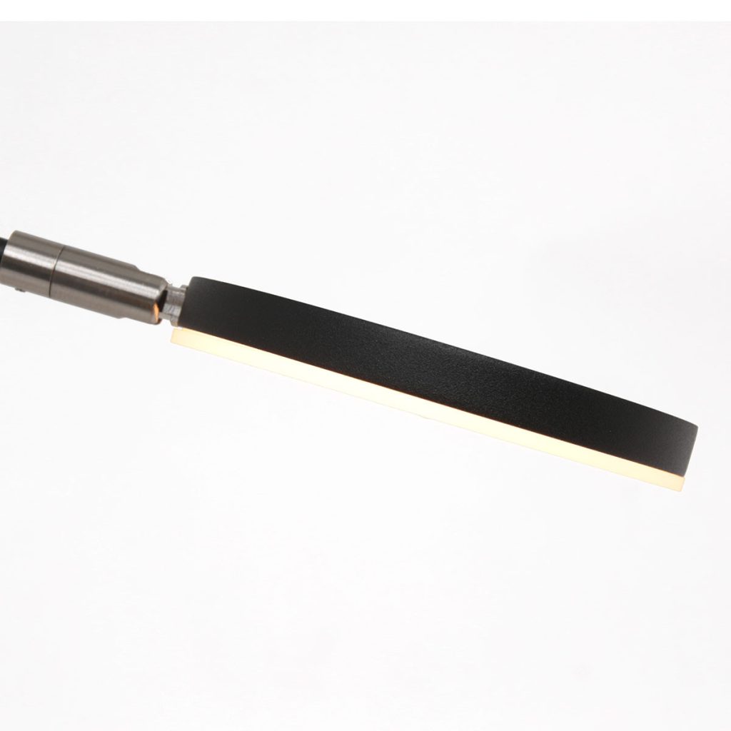 Flexibele zwarte wandlamp glasplaat Steinhauer Soleil - Afbeelding 10