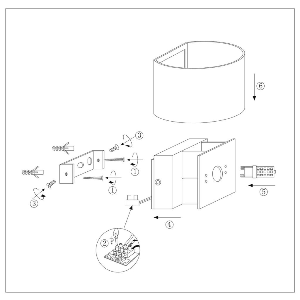 Wandlamp up en downlight Muro Steinhauer Muro - Afbeelding 9