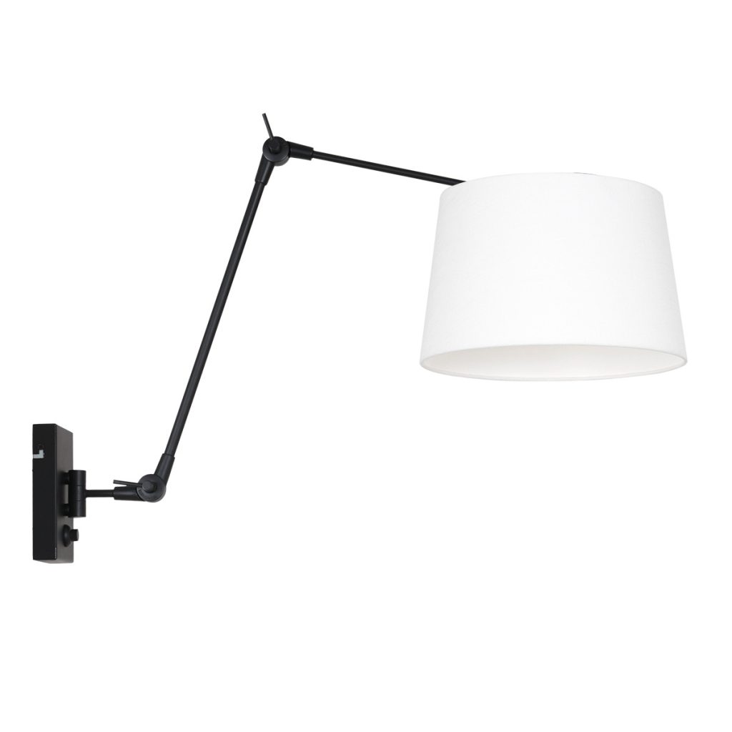 wandlamp-van-metaal-en-linnen-steinhauer-prestige-chic-8187zw