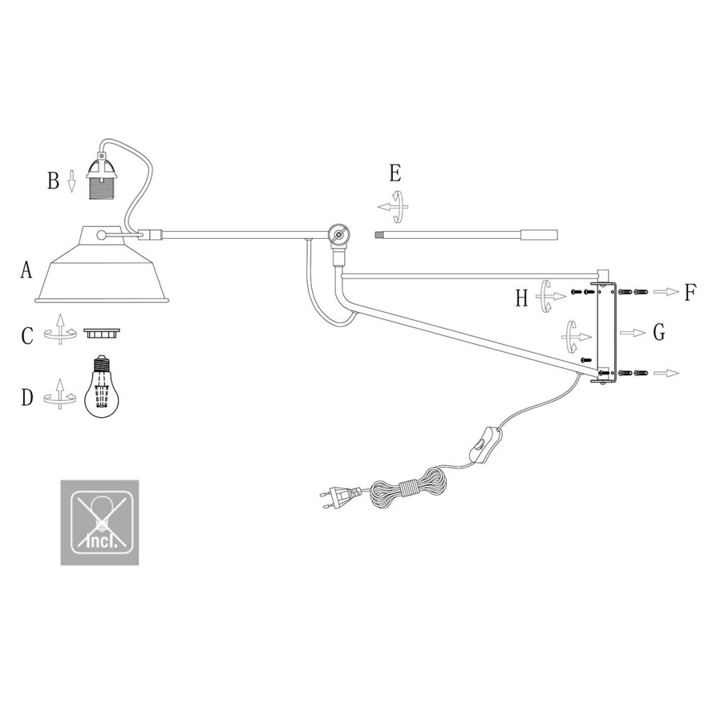mexlite-wandlamp-nove-zwart-metaal-leeslamp-e27-3092zw-1