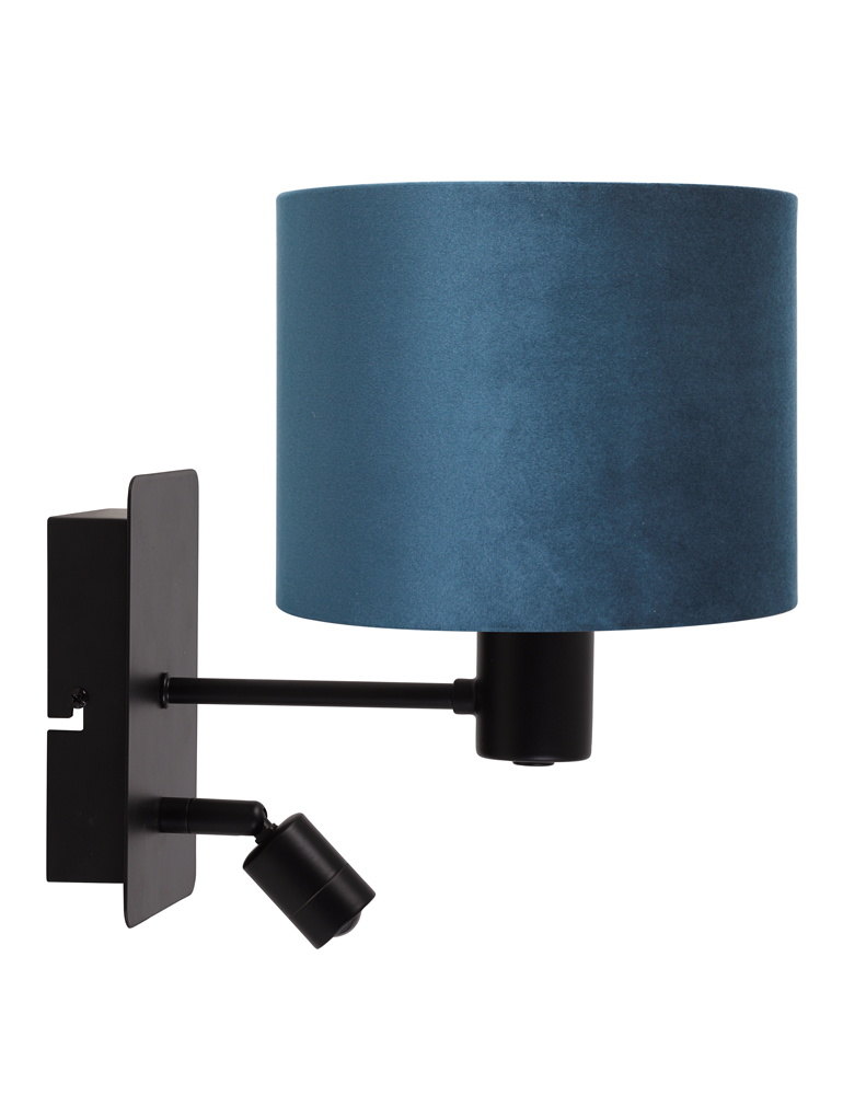wandlampje-naast-het-bed-light-living-montana-blauwe-kap-7079zw-1