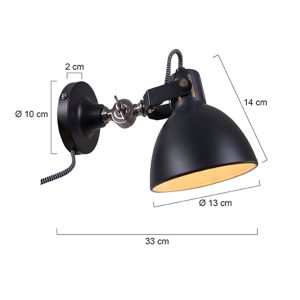 mexlite-wandlamp-cera-zwart-metaal-bedlampje-e14-7647zw-1