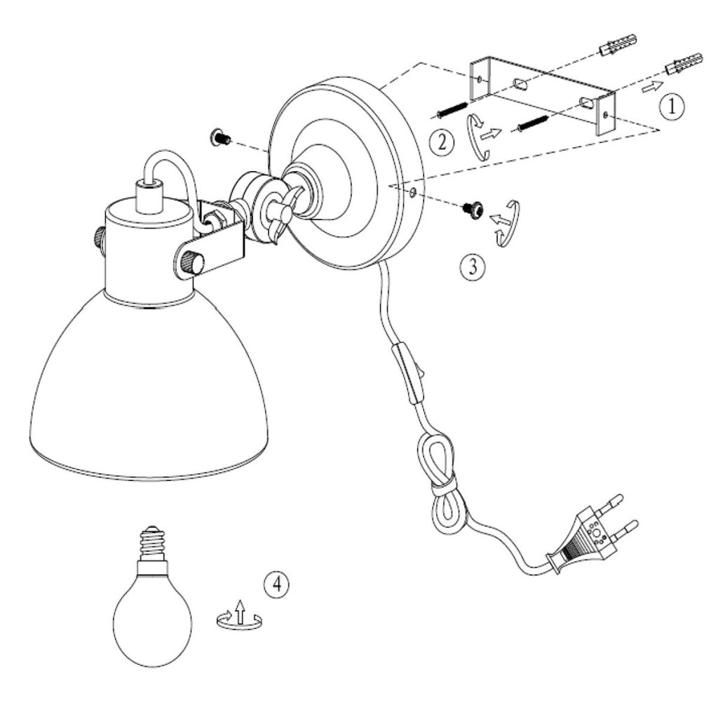 mexlite-wandlamp-cera-zwart-metaal-bedlampje-e14-7647zw-1