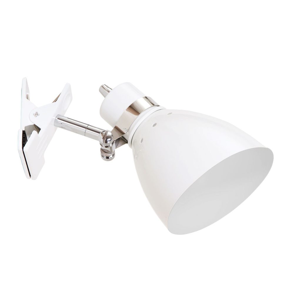 Verstellbare zwarte industriële knijpspot wandlamp Steinhauer Spring - Afbeelding 2