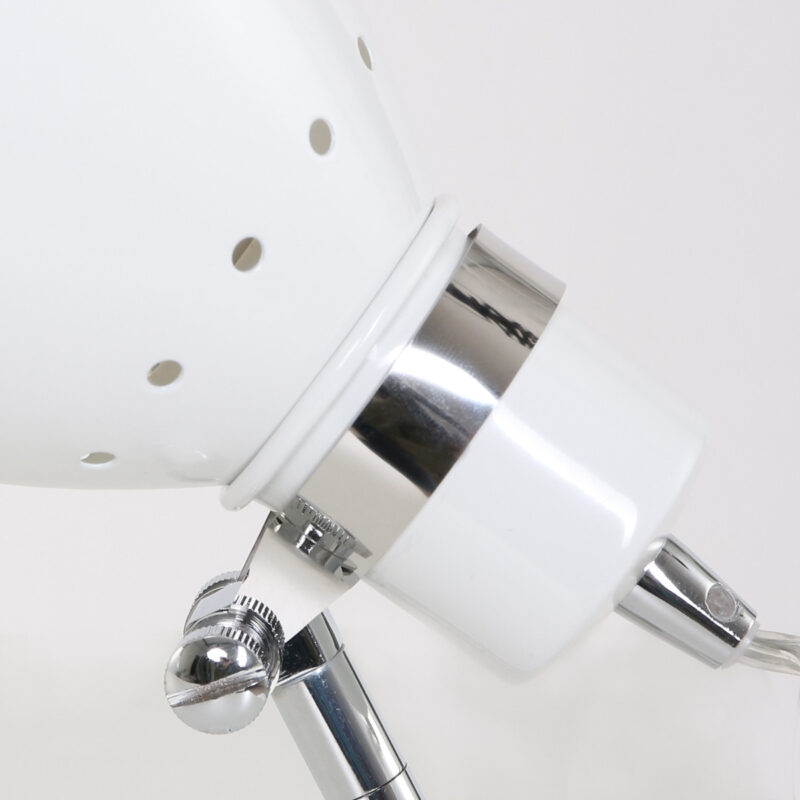 Verstellbare zwarte industriële knijpspot wandlamp Steinhauer Spring - Afbeelding 4