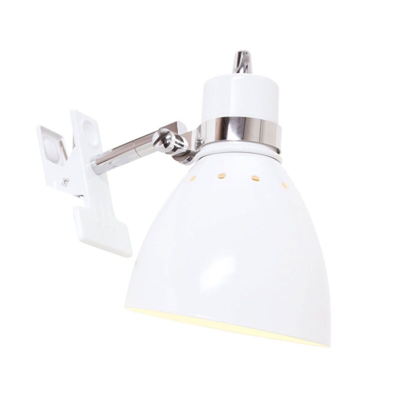Verstellbare zwarte industriële knijpspot wandlamp Steinhauer Spring - Afbeelding 10