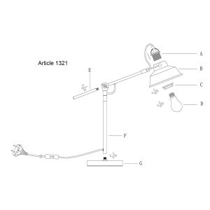 mexlite-tafellamp-nove-zwart-metaal-ø18cm-e27-1321zw-1