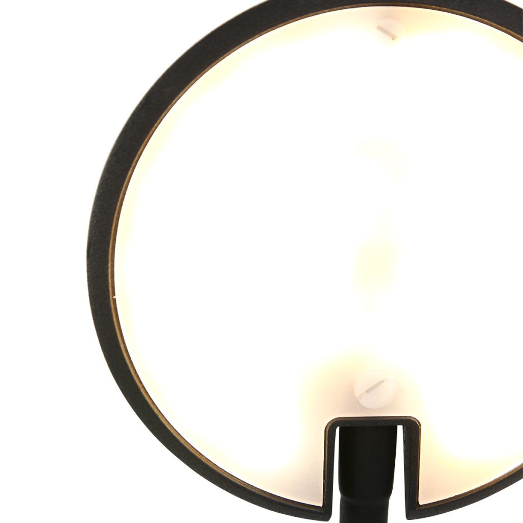 Zwarte design bureaulamp Steinhauer Zenith led - Afbeelding 4