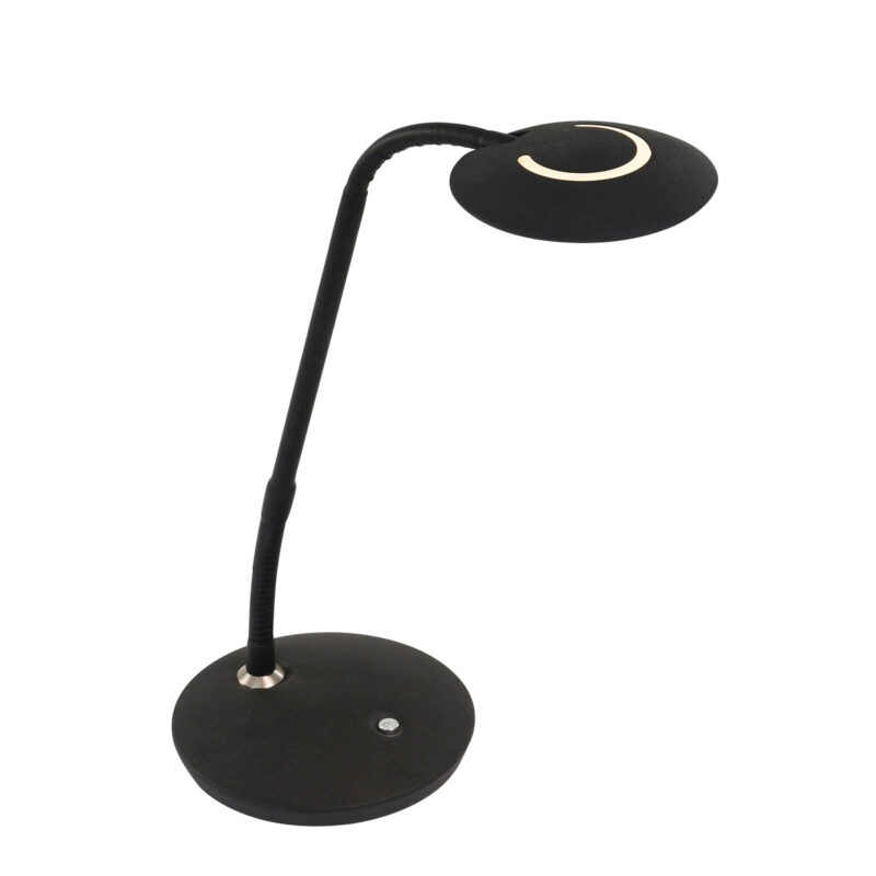 steinhauer-tafellamp-zenithled-zwart-kunststofmetaal-ø16cm-led-1470zw-1