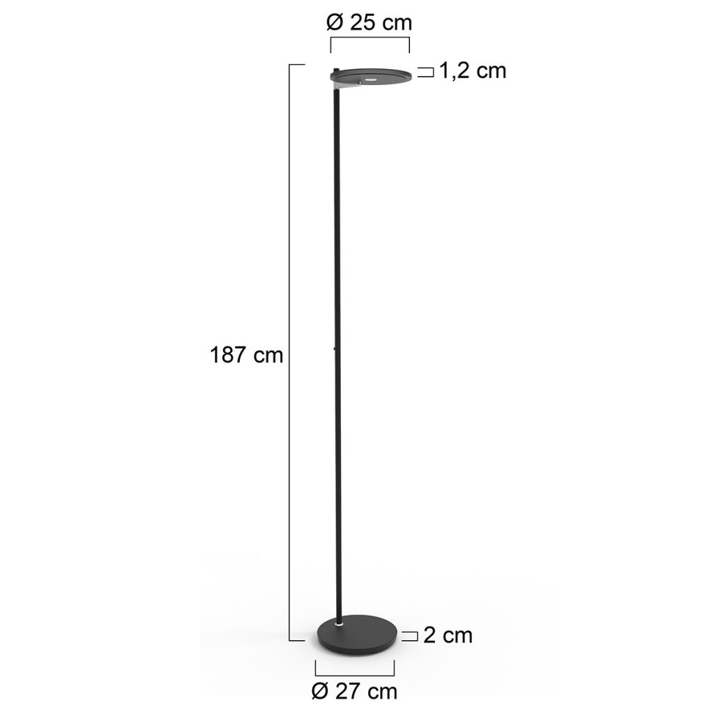 Zwarte design uplight Steinhauer Turound - Afbeelding 7