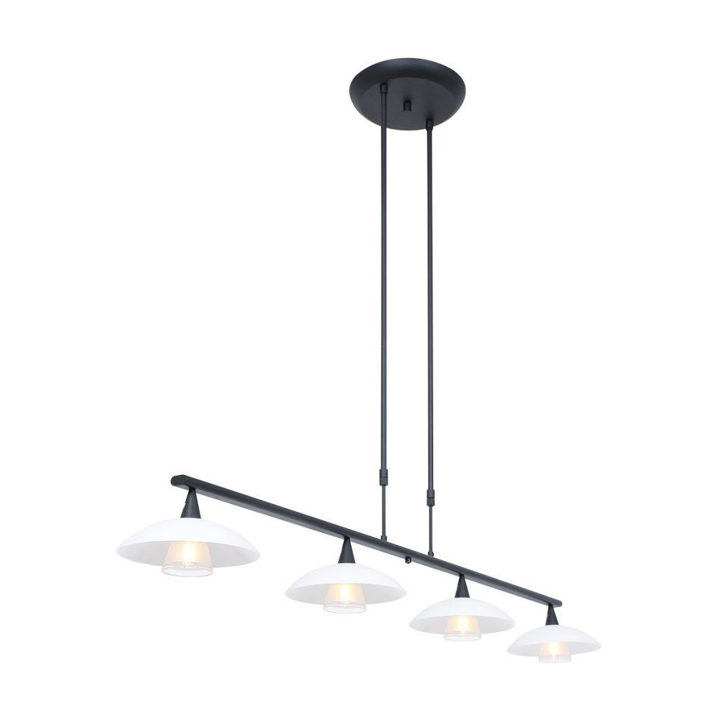zwarte-eettafellamp-met-4-witte-glaasjes-steinhauer-tallerken-2658zw-15