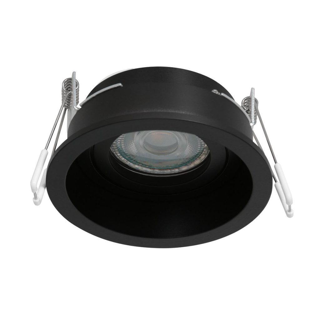 Moderne zwarte metalen spot Steinhauer Pelite spot - Afbeelding 2