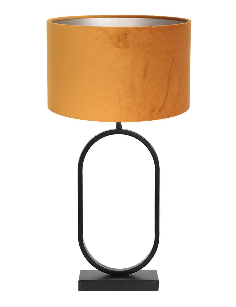 zwarte-lampenvoet-met-gouden-kap-light-living-jamiri-3564zw-1