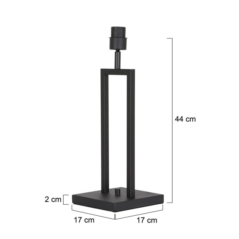 steinhauer-tafellamp-stang-zwart-metaal-nachtkastlamp-e27-2996zw-1