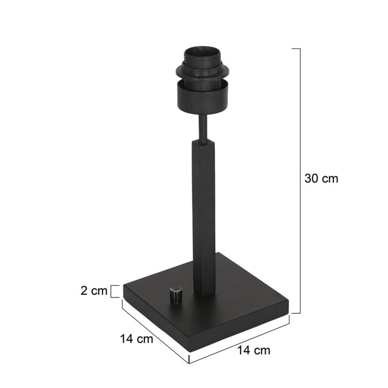 steinhauer-tafellamp-stang-zwart-metaal-nachtkastlamp-e27-3084zw-1