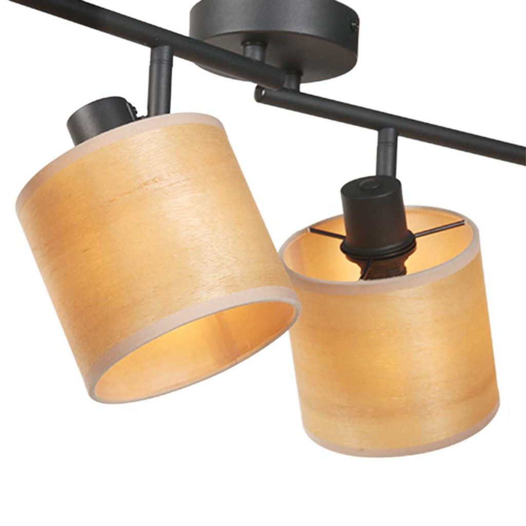 zwarte-moderne-plafondlamp-vier-lichts-spot-steinhauer-bambus-naturel-en-zwart-3668zw-7