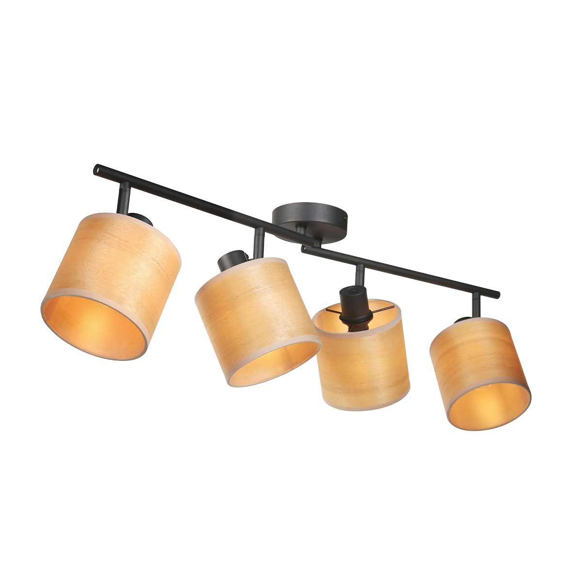 zwarte-moderne-plafondlamp-vier-lichts-spot-steinhauer-bambus-naturel-en-zwart-3668zw