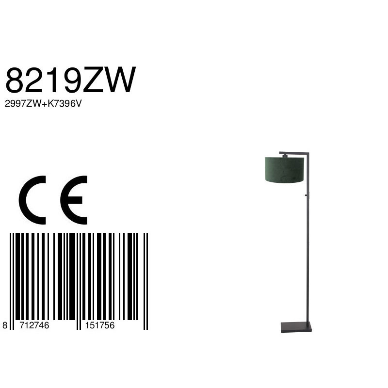 zwarte-moderne-vloerlamp-met-groene-kap-steinhauer-stang-8219zw-6