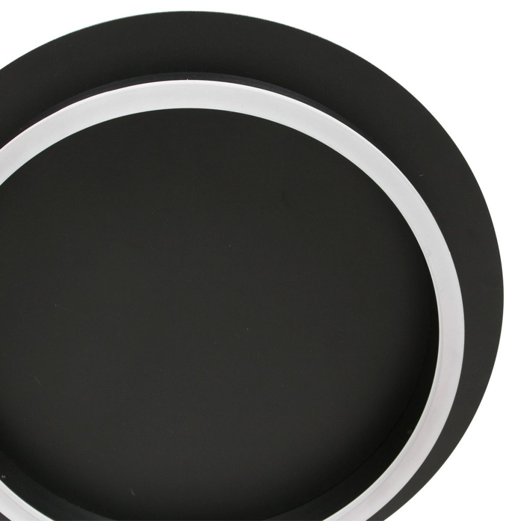 Zwarte plafondlamp met ronde verlichting Steinhauer Ringlux - Afbeelding 5