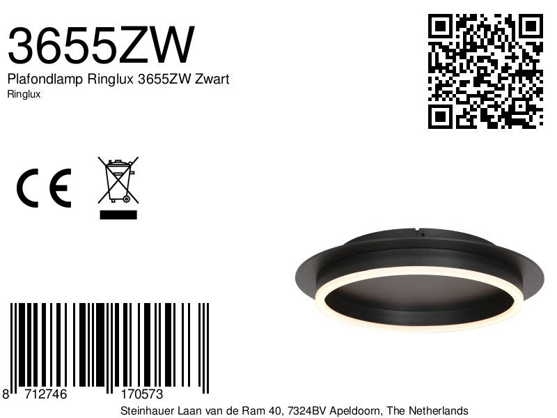 zwarte-plafondlamp-met-ronde-verlichting-plafonnieres-steinhauer-ringlux-zwart-3655zw-7